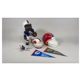 Ceramic Buffalo Bills Banks,figure,Pennets, &