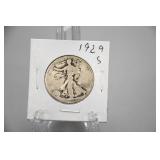 Silver 1929-S Walking Half