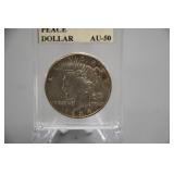 Silver Slabbed 1934-S Peace Dollar