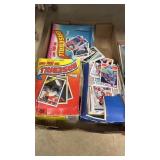 Variety of Baseball Cards in Boxes