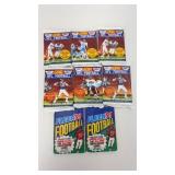 New-1991-Score/5 Packs-Fleer/2 Packs Football