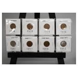 8 Old Wheat Cents