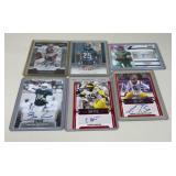 6 Signed Football Cards
