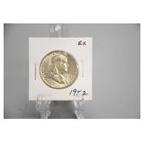 1952 Benjamin Franklin Half Dollar