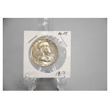 1951 Benjamin Franklin Half Dollar