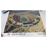 1973 Bills Stadium Ariel View Poster