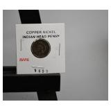 1859 Copper Nickel Indian Head Penny
