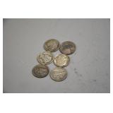6 Silver Dimes
