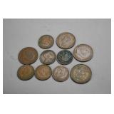 10 Early Foreign Pennies