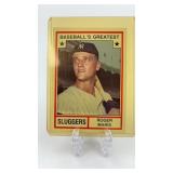 1982 TCMA Roger Maris Baseball Best Sluggers Card