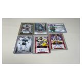 6 Signed Football Cards