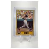 1987 Topps Barry Bonds Rookie Card