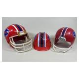 3 Buffalo Bills Helmets