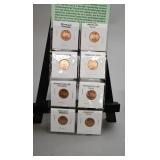 8 2009 Lincoln Cent Set