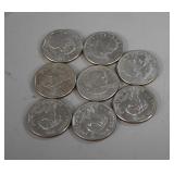 8 Susan B Anthony Dollar Coins