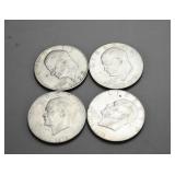 4 Eisenhower Dollar Coins