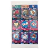 1999 Burger King Pokï¿½mon Uncut Cards- Sheet #6