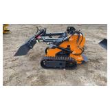 Unused Kylin KY380 Mini Skid Steer w/ 43" Bucket