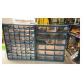 2 Organizational Bins W/Radio Parts