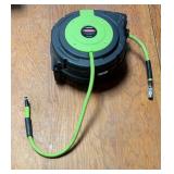 3/8" Air Hose on Wall Mounted Retractable Reel