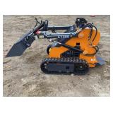 Unused Kylin KY380 Mini Skid Steer w/ 43" Bucket