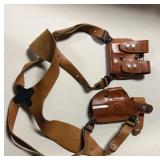 Leather Galco Shoulder Holster 203