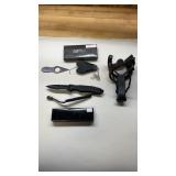 2 Knives and a slingshot