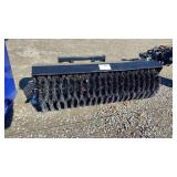 86 Inch Wolverine Sweeper Fits Full Size SkidSteer