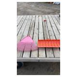 Rake and Snow Shovel