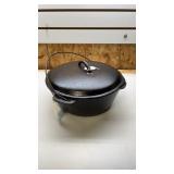 Cast Iron Bean Pot W/Lid