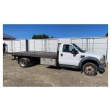 2008 Ford F-450 Power Stroke Turbo Diesel Flat Bed
