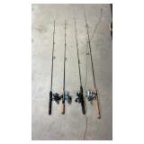 4 Fishing Poles