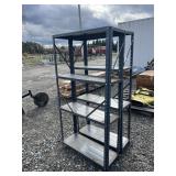2 Metal Shelving Units