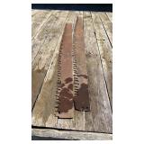 2 Saw Blades No Handles