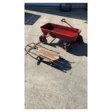 Red Wagon W/ Fleet Wing Sled