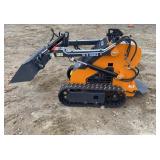 Unused Kylin KY380 Mini Skid Steer w/ 43" Bucket