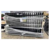 8 -Wrought Iron Fence Panels