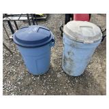 2 35Gal Garbage Cans