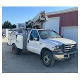 2002 Ford F-450 Super Duty Boom Truck-READ DESC.