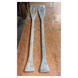 2 Wooden Paddles