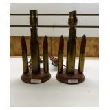 WWII Trench Art Lamps
