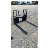 4200lb Step Thur Forks For Full Size Skid Steer