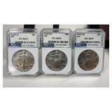 1999 Silver Eagle Dollar Coins