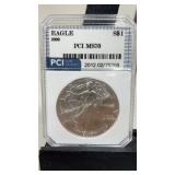 2000 Silver Eagle Dollar Coin