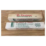 2 Decorated Flame Retardant Christmas Tree Set