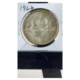1966 Silver Canadian Dollar