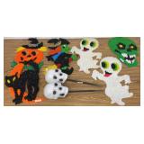 Vintage Plastic Halloween Decorations & Skulls