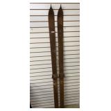 Pair Of Vintage Ski