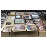 Large Selection Of Pictures In Frames