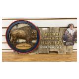 Seagrams Canadian Hunter Sign